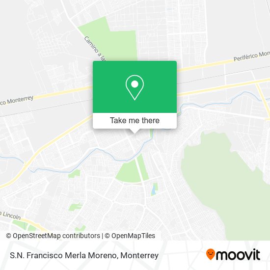 S.N. Francisco Merla Moreno map