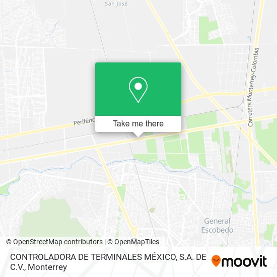 CONTROLADORA DE TERMINALES MÉXICO, S.A. DE C.V. map