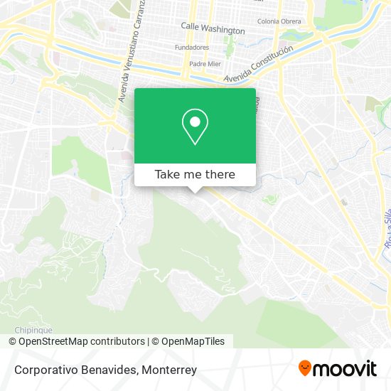 Mapa de Corporativo Benavides