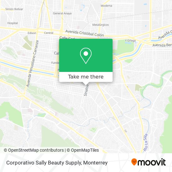 Mapa de Corporativo Sally Beauty Supply