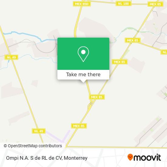 Ompi N.A. S de RL de CV map