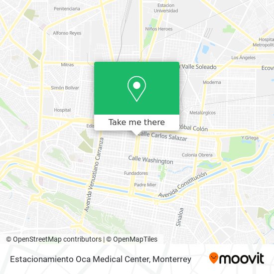 Estacionamiento Oca Medical Center map