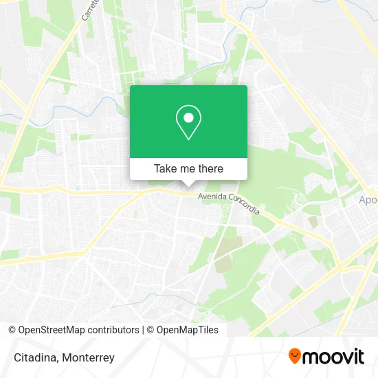 Mapa de Citadina
