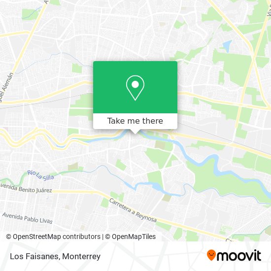 Mapa de Los Faisanes