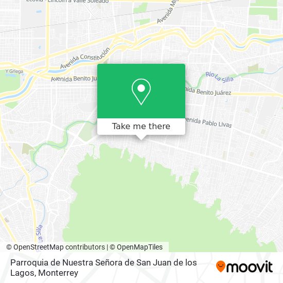 Mapa de Parroquia de Nuestra Señora de San Juan de los Lagos