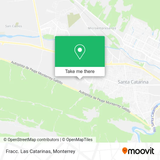 Fracc. Las Catarinas map