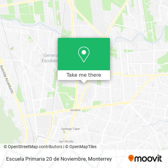 Escuela Primaria 20 de Noviembre map