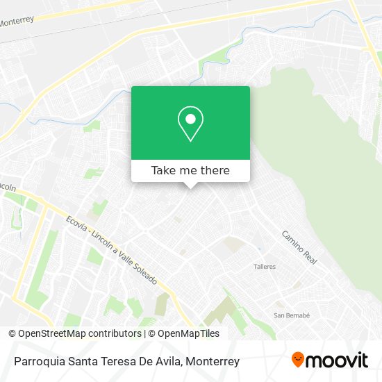Parroquia Santa Teresa De Avila map