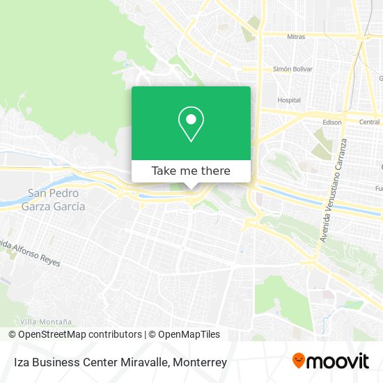Mapa de Iza Business Center Miravalle