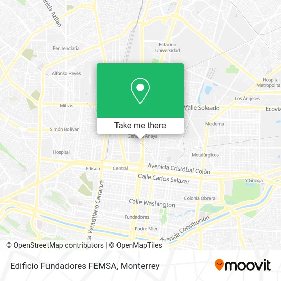 Edificio Fundadores FEMSA map