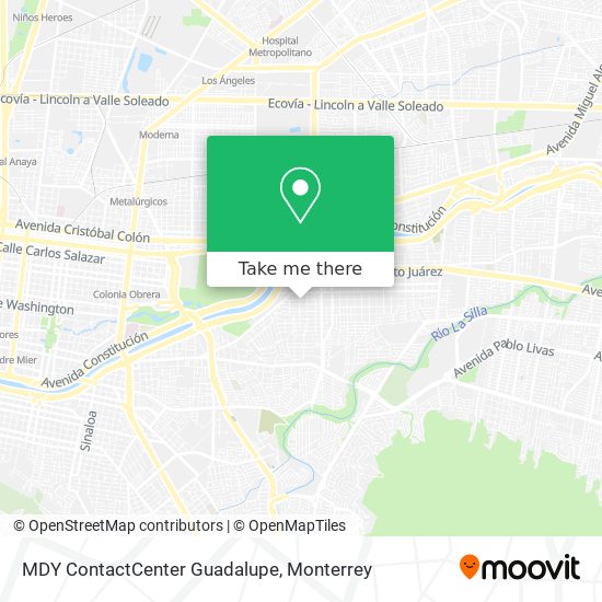 MDY ContactCenter Guadalupe map