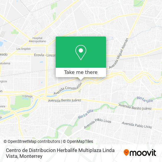 Centro de Distribucion Herbalife Multiplaza Linda Vista map