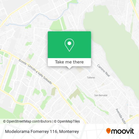 Mapa de Modelorama Fomerrey 116