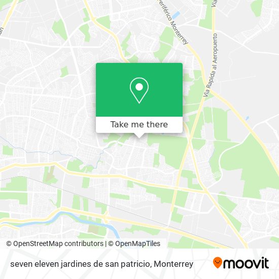 seven eleven jardines de san patricio map