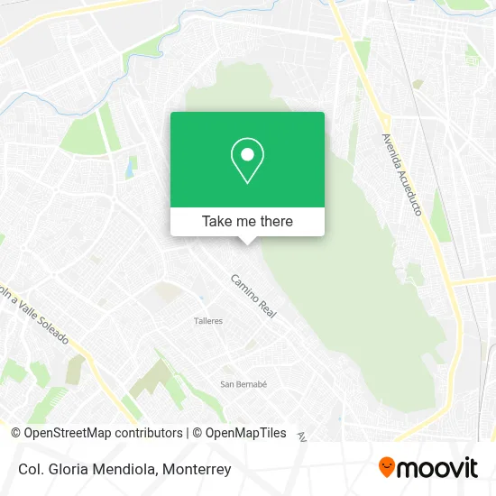 Col. Gloria Mendiola map