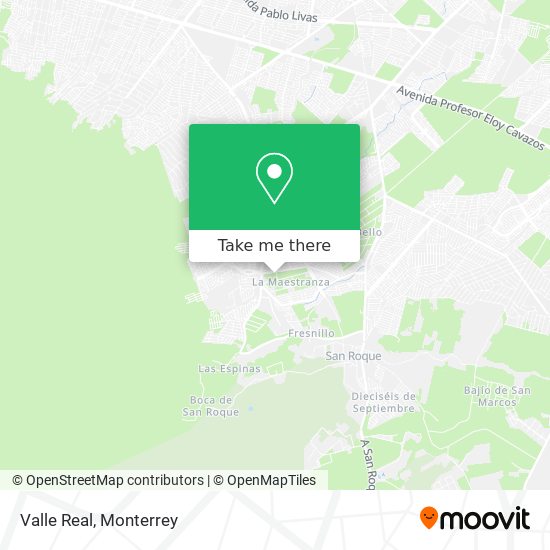 Mapa de Valle Real