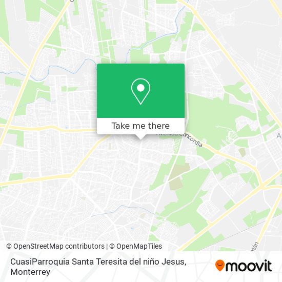 CuasiParroquia Santa Teresita del niño Jesus map