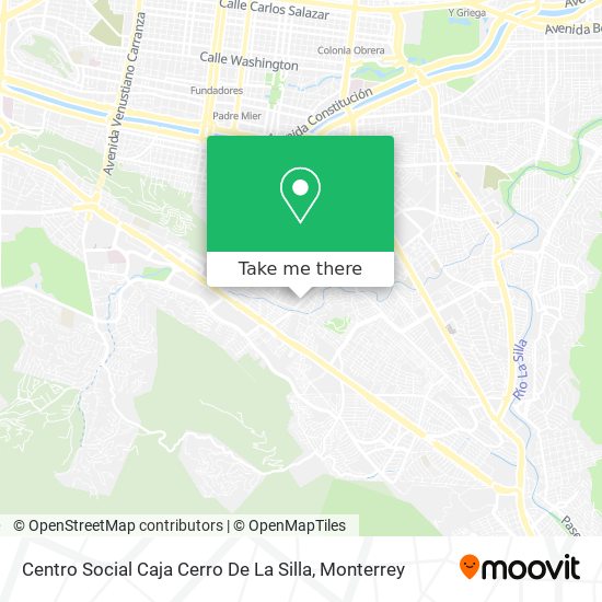 Centro Social Caja Cerro  De La Silla map
