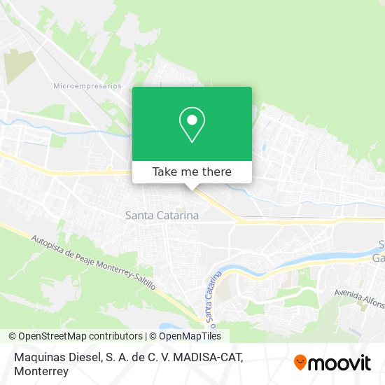 Maquinas Diesel, S. A. de C. V. MADISA-CAT map