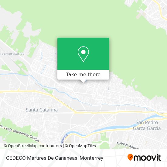 Mapa de CEDECO Martires De Cananeas