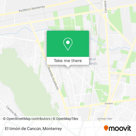 El timón de Cancún map