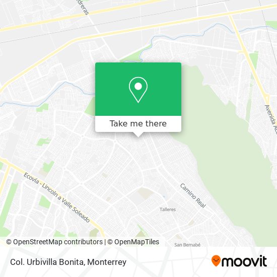 Mapa de Col. Urbivilla Bonita