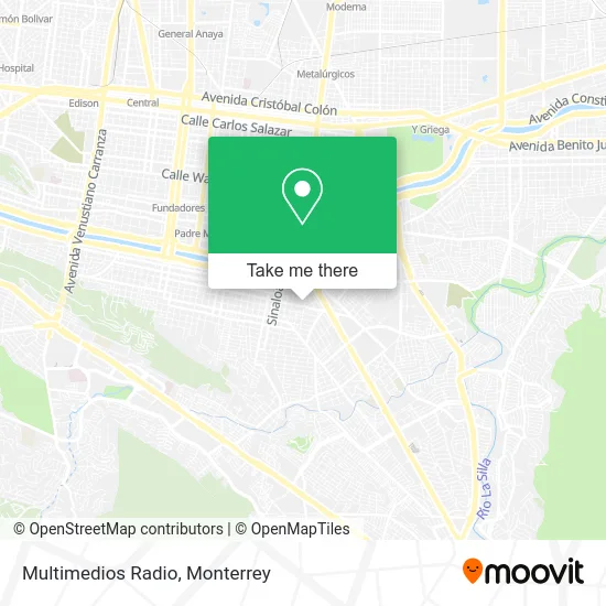 Multimedios Radio map