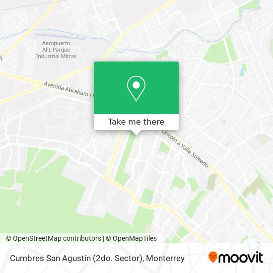 Cumbres San Agustín (2do. Sector) map