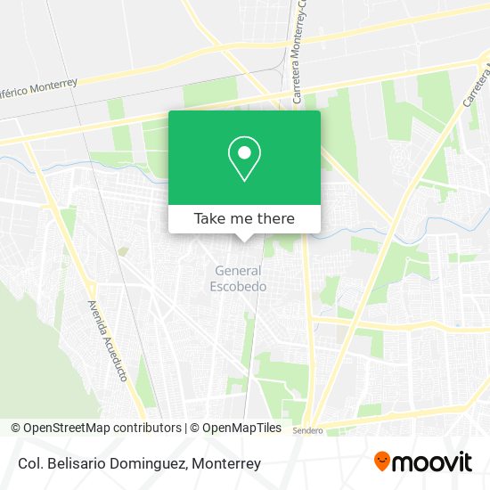 Mapa de Col. Belisario Dominguez