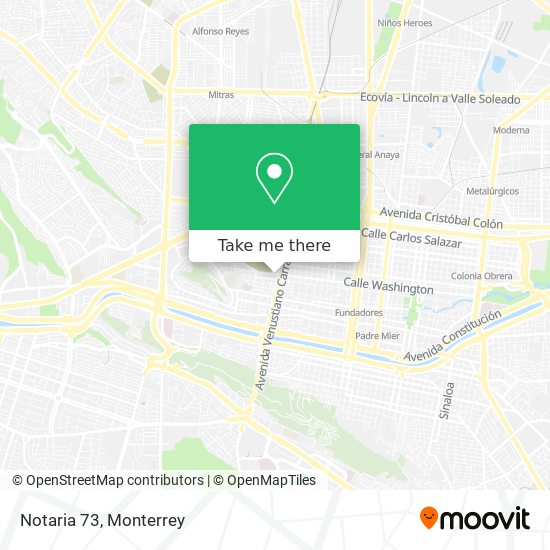 Mapa de Notaria 73