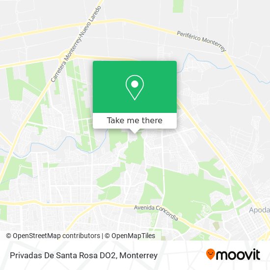Mapa de Privadas De Santa Rosa DO2