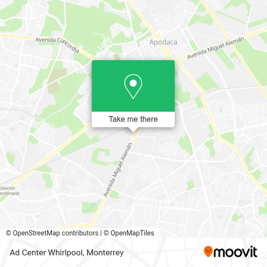 Ad Center Whirlpool map