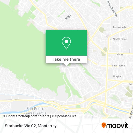 Mapa de Starbucks Via 02
