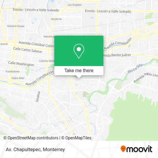 Mapa de Av. Chapultepec