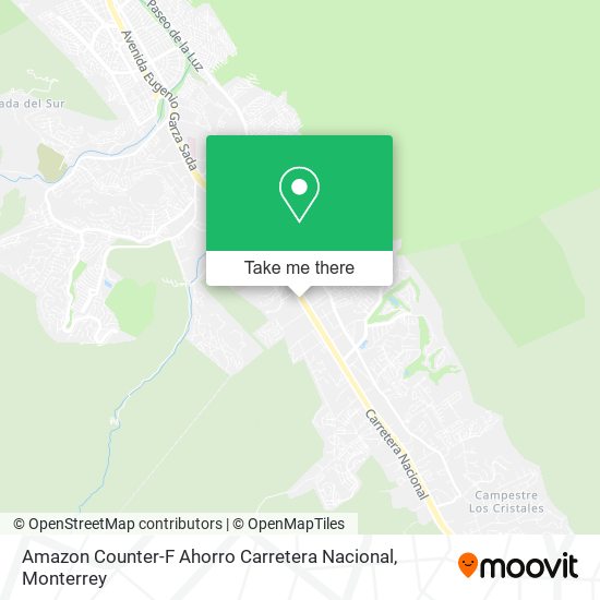 Mapa de Amazon Counter-F Ahorro Carretera Nacional