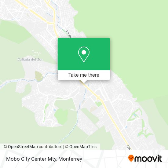 Mapa de Mobo City Center Mty