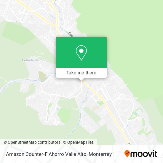 Amazon Counter-F Ahorro Valle Alto map