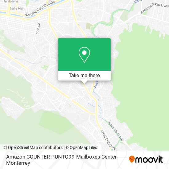 Amazon COUNTER-PUNTO99-Mailboxes Center map
