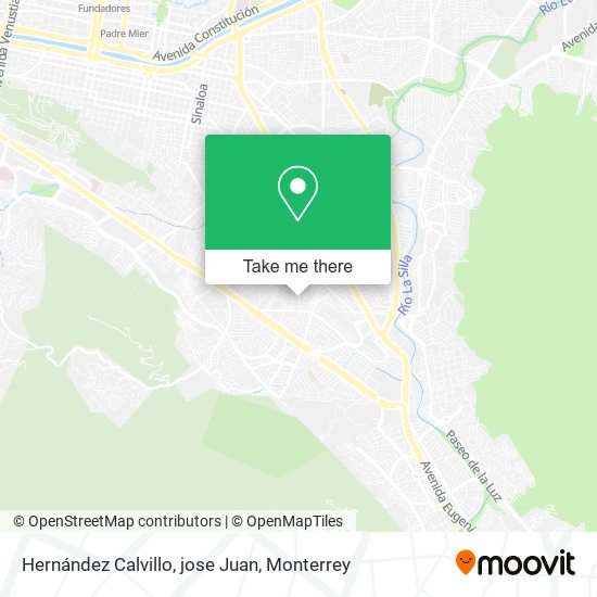 Hernández Calvillo, jose Juan map