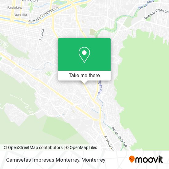 Camisetas Impresas Monterrey map
