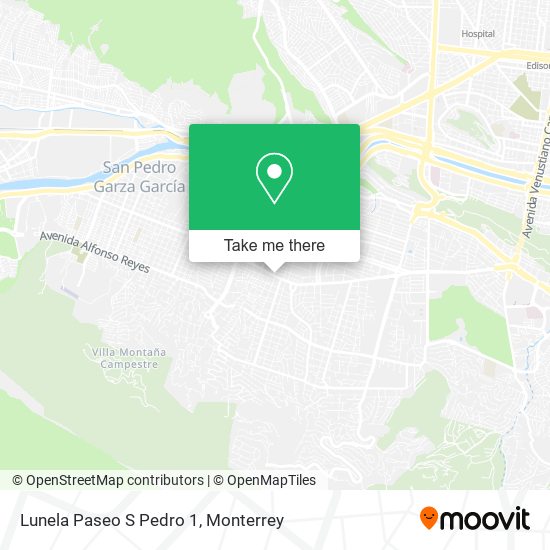 Mapa de Lunela Paseo S Pedro 1