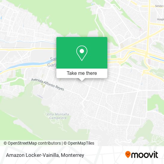 Mapa de Amazon Locker-Vainilla
