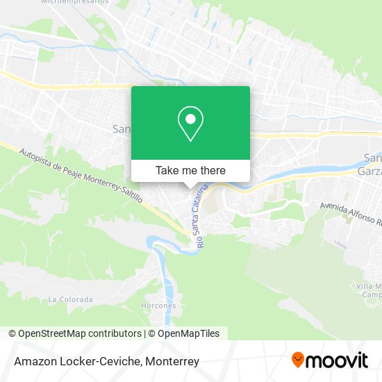 Amazon Locker-Ceviche map