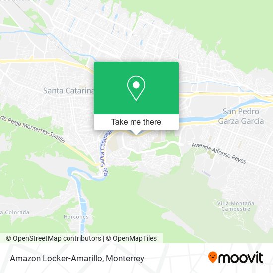 Amazon Locker-Amarillo map