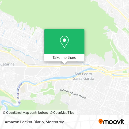 Amazon Locker-Diario map
