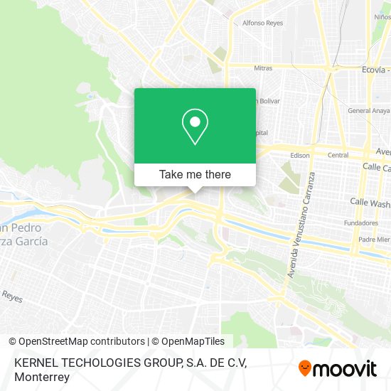 Mapa de KERNEL TECHOLOGIES GROUP, S.A. DE C.V