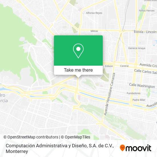 Computación Administrativa y Diseño, S.A. de C.V. map