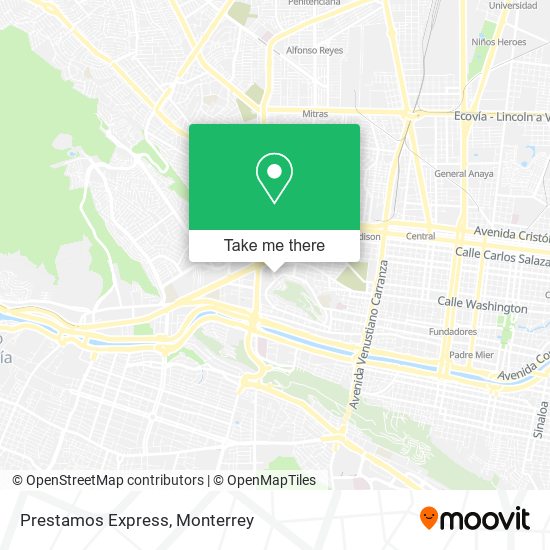 Mapa de Prestamos Express