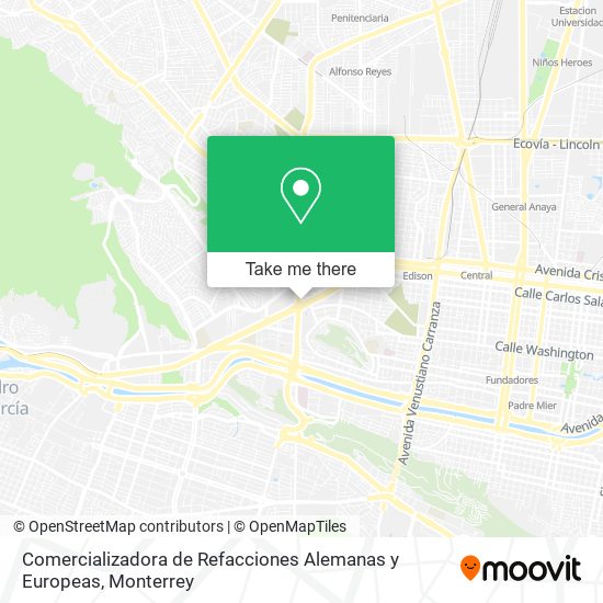Comercializadora de Refacciones Alemanas y Europeas map