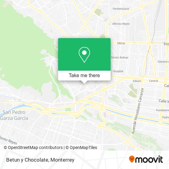 Mapa de Betun y Chocolate